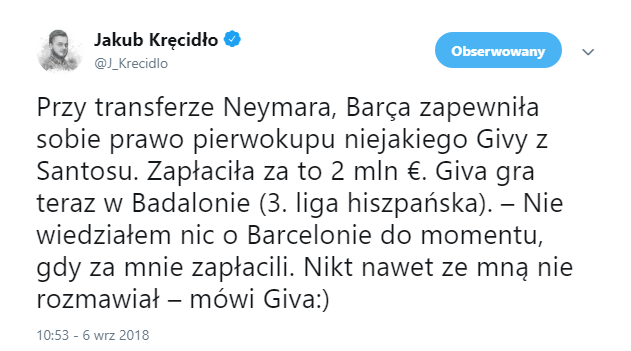 Barcelona mogła mieć drugiego Douglasa :D